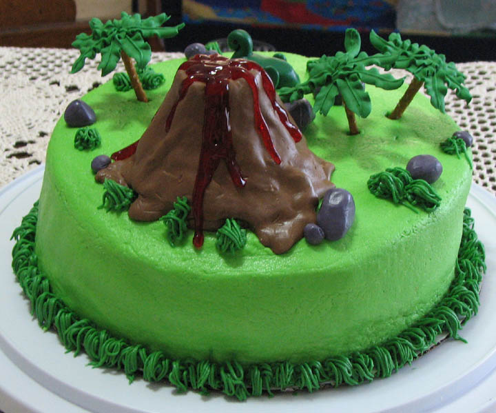 easy dinosaur cake